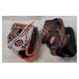 Rawlings Renegade & Wilson A460 Baseball Mitts