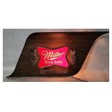 Miller High Life Draft Beer Light Up Wall Sign