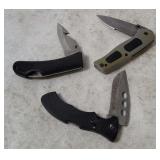 3 Pocket Knives - Ridge Runner, Frost