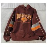 Lee Sport Nfl Browns Hoodie Size Large