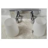 Dual Shade Bathroom Light Fixture
