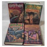 4 Harry Potter Hardcover Books - 1st American Ed.