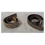 Pair Of Used Designer Belts