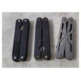 3 Multi-tool Pocket Knives - Coleman Etc.