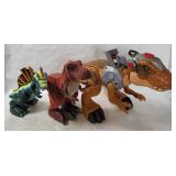 3 Playskool & Fisher Price Dinosaur Toys