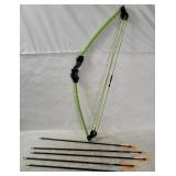 Bear Scout Kids Compound Bow W/ Bag & Arrows