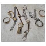 Lot Of Assorted Ladies Watches- Omega, Timex, Etc