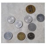 Vtg Tokens - Chuck E Cheese, States Of Union