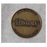 History Channel Civil War Flags Medal