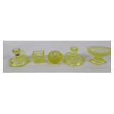 Small Neon Glass Lot - Candleholders & More