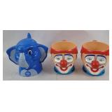 3 Ringling Bros Greatest Show Mugs