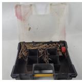 Parts Organizer W/ Assorted Drill Bits & More
