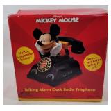 Mickey Mouse Talking Alarm Radio Telephone