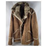 Faux Fur Lined Overcoat