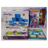 Learning Game Lot - Base Ten, Human Body, Etc