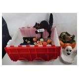 Tote Full Of Halloween Decorations