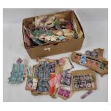 Lot Of Vintage Post Marked Stamps