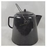 Vintage Porcelain Enamel Coffee Pot