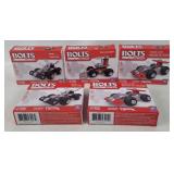 5 New Meccano Bolts Car Sets