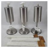 3 Leisure Ways Stainless Steel Oil Lamps
