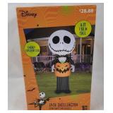 5ft Tall Jack Skellington Inflatable Yard Dï¿½cor