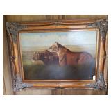 Original Lioness Oil Painting By P. English