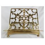 Brass Folding Bookstand, Adjustable