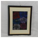 Framed Original Flower Painting By P. S. 1991