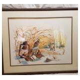 Glass Framed Signed Print By Patrick Costello