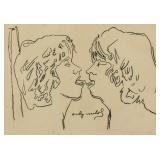 American Pop Art Ink Provenance Signed Andy Warhol