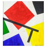 Dutch Abstract OOC Signed Theo Van Doesburg