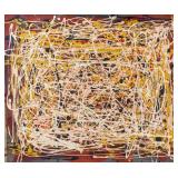 American Abstract OOC Signed Jackson Pollock
