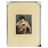 French Impressionist Litho Signed Renoir