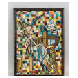 Russian Suprematist Gouache Pavel Filonov