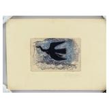 French Fauvist Linocut on Paper George Braque