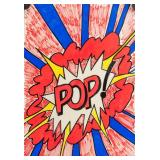 US Pop Art Mixed Media Signed Roy Lichtenstein