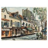 British Impressionist Watercolor Winston Churchill