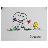 US Pop Art Ink Woodstock and Snoopy Charles Schulz