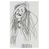 US Pop Art Ink on Paper Signed Albert Hirschfeld