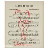 British Graphite on Paper Signed John Lennon