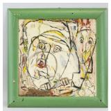 Swiss-French Abstract Mixed Signed Le Corbusier