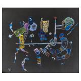 Russian Suprematist Crayon Paper Wassily Kandinsky