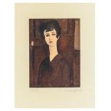 Italian Cubist Lithograph 18/150 Amedeo Modigliani