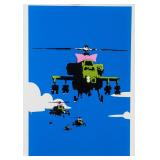 British Pop Silkscreen Litho 2/200 Signed BANKSY