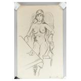 French Fauvist Graphite Signed Henri Matisse