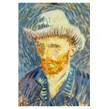 Dutch Post-Impressionist Tempera Signed Vincent
