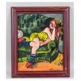 Expressionist Gouache Signed Max Pechstein