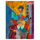 Mexican Mixed Media on Board Rufino TAMAYO