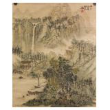 Chinese Watercolor on Paper Signed by Artist