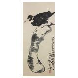 Li Kuchan 1899-1983 Chinese Ink on Paper Scroll